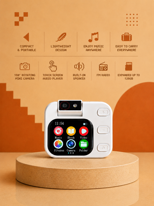 ClickSy : Retro Mp4 player with Camera