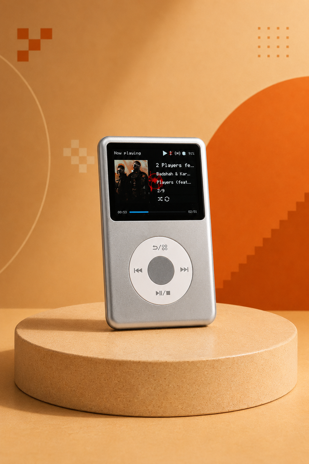 EchoPod : Premium mp4 Player with touch wheel