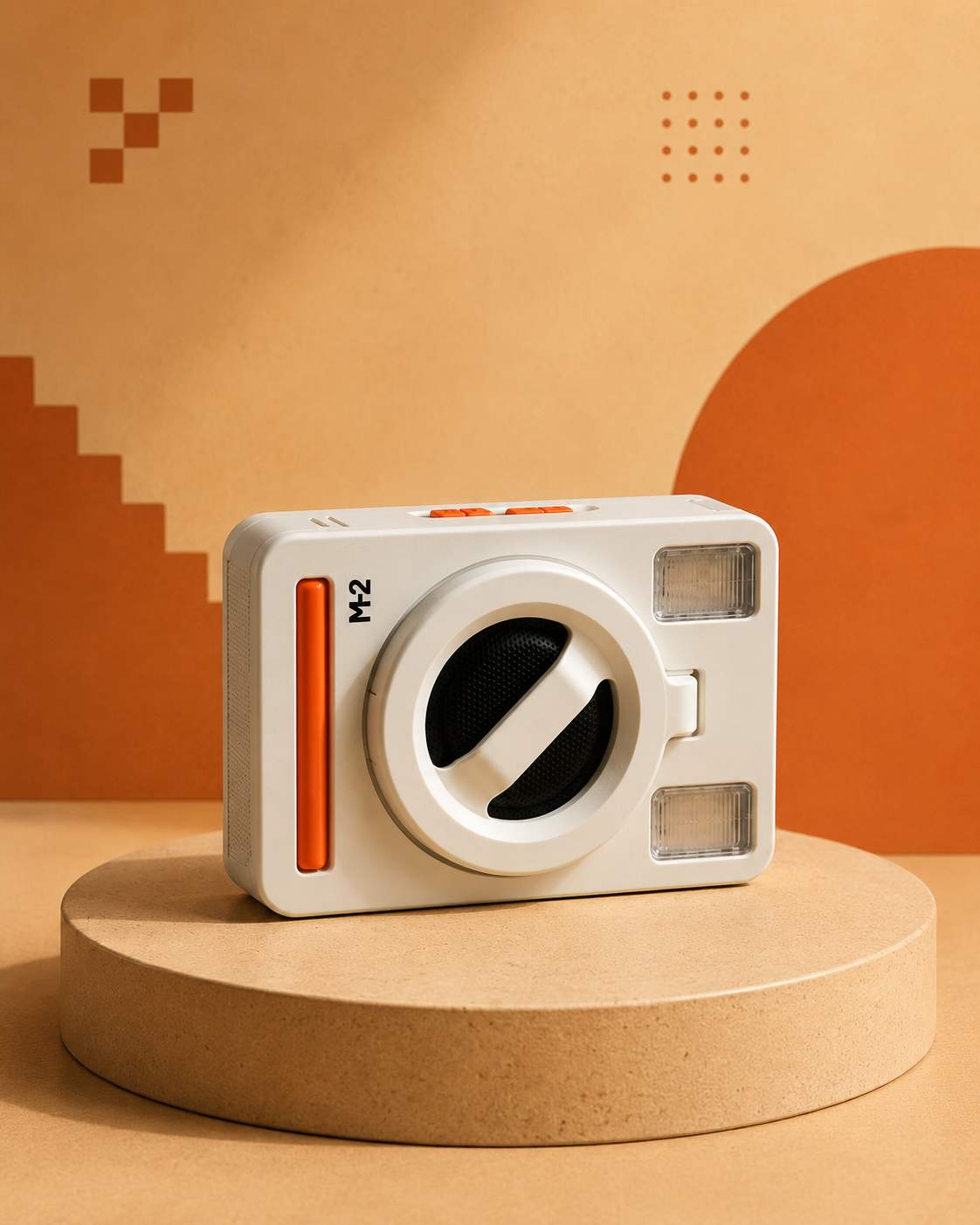 SnapTune : Retro speaker with a stand