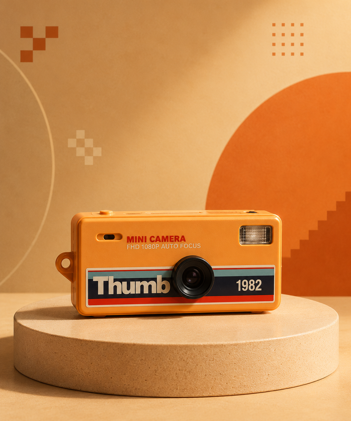 Retro Mini Camera With Flip Screen