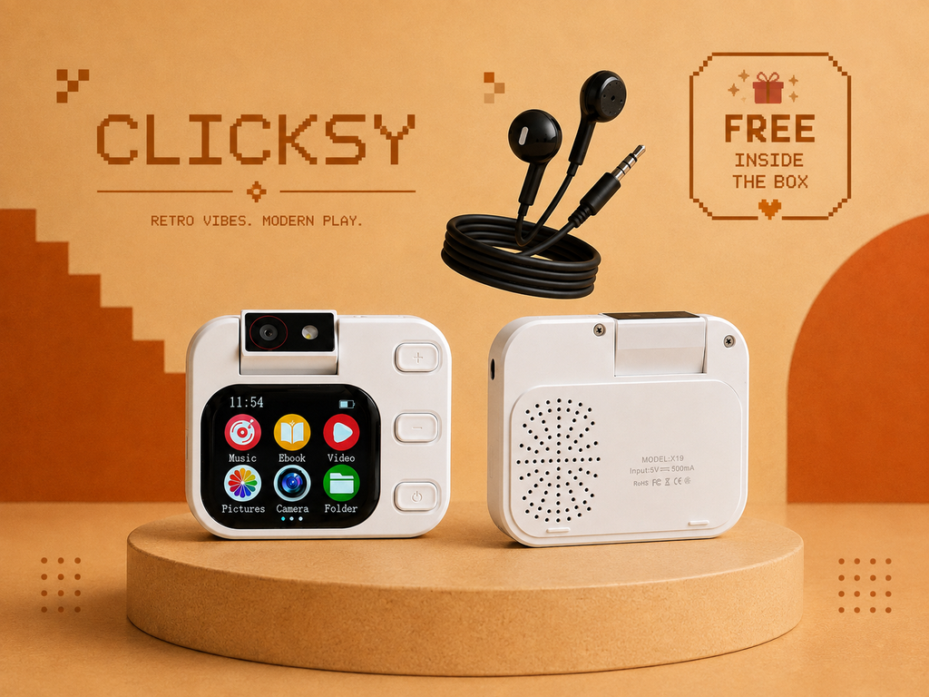 ClickSy : Retro Mp4 player with Camera