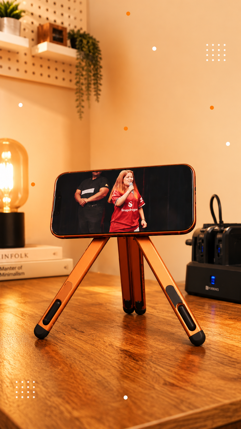 3 in 1 Laptop Stand : Metallic