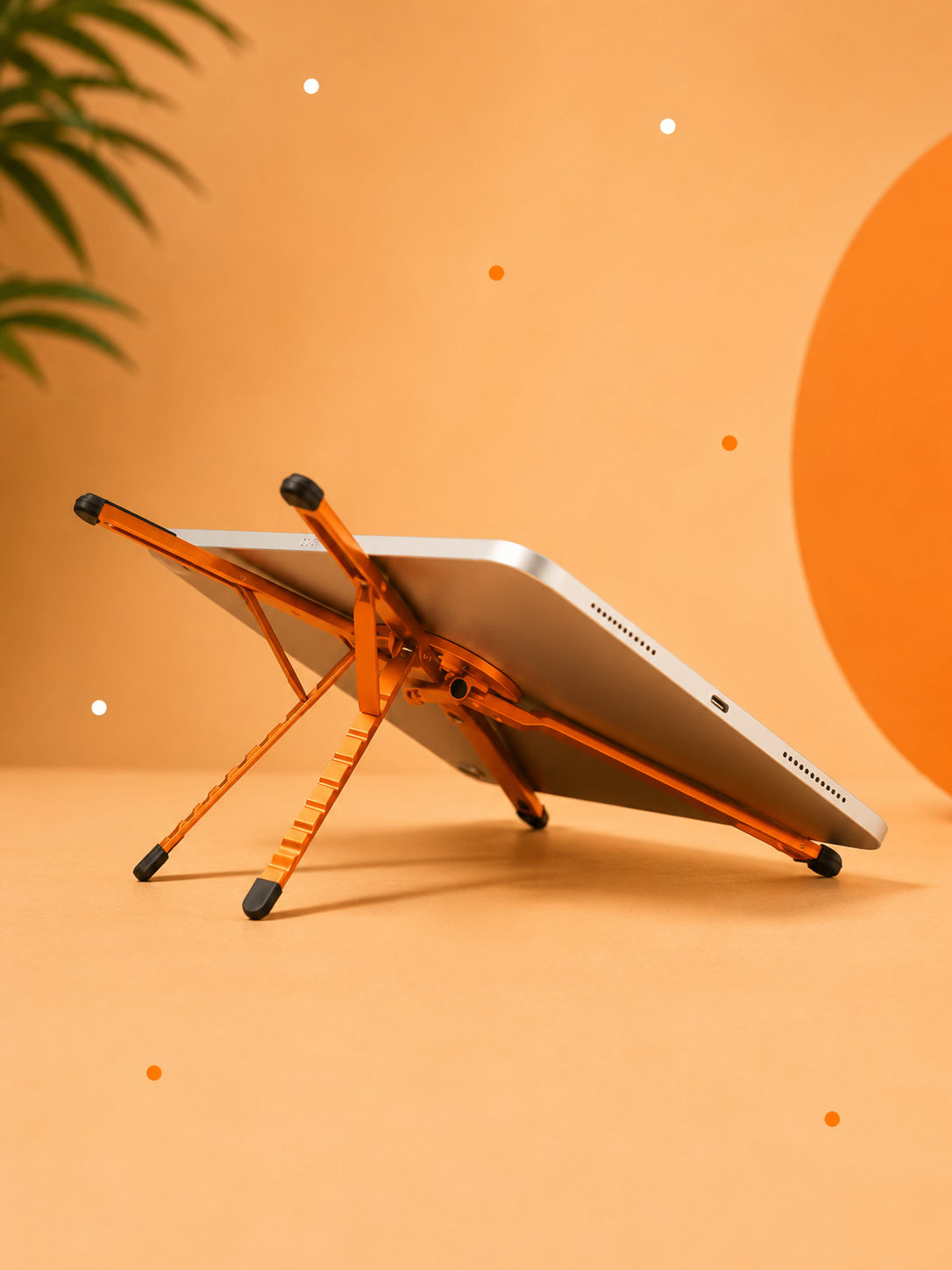 3 in 1 Laptop Stand : Metallic