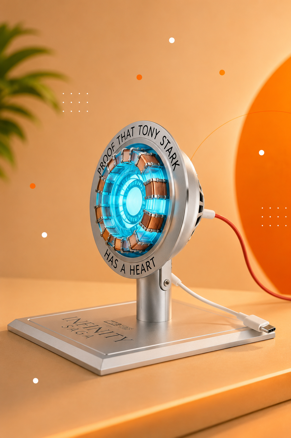 Iron Man Arc Reactor : Wireless Charger