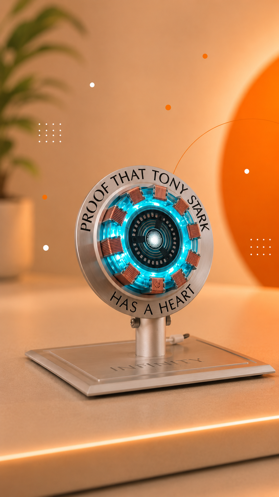 Iron Man Arc Reactor : Wireless Charger